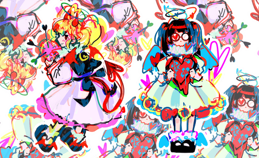 Dami and Mephi / Cupids - Yeougui - Stickers