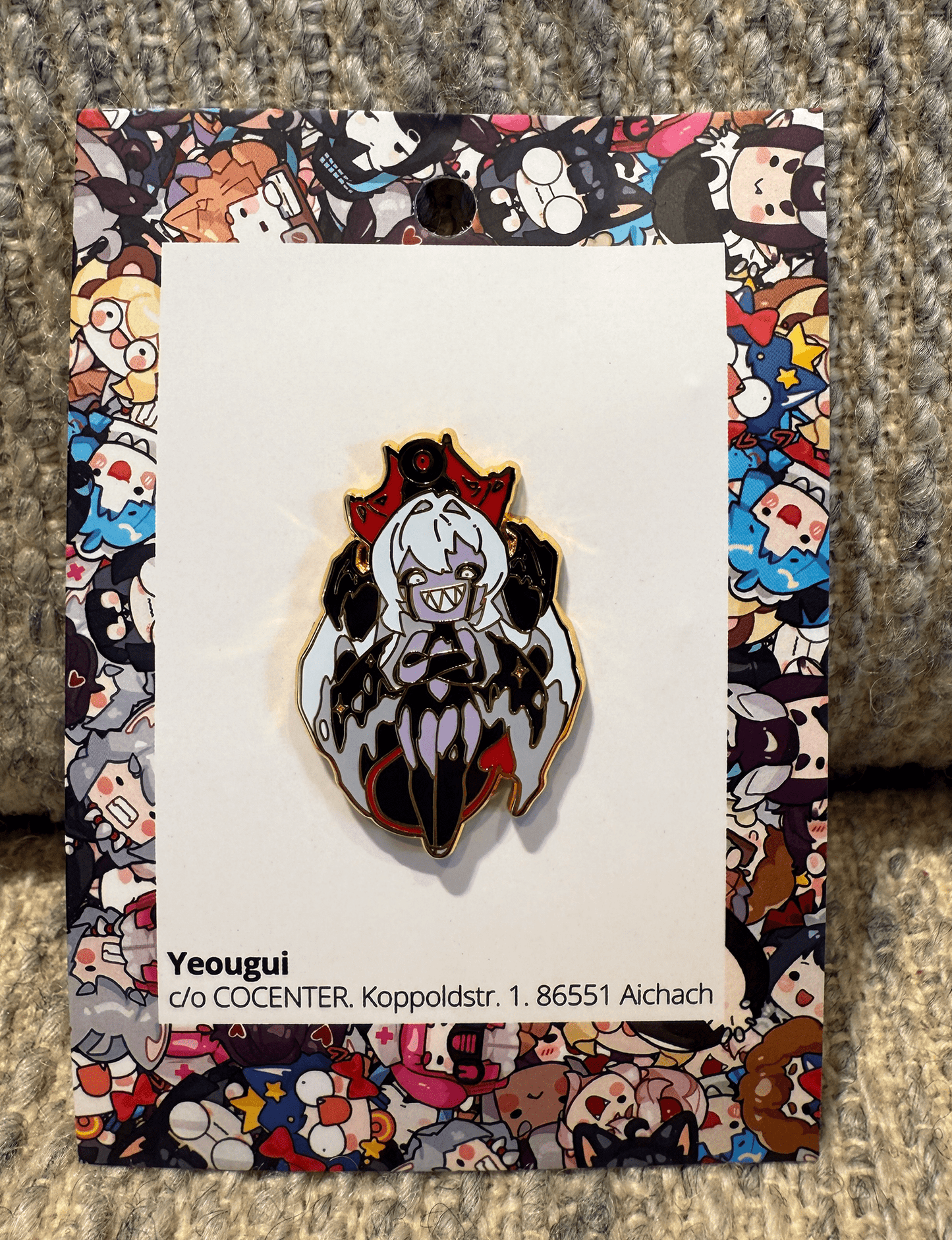 Queen Mephistopheles Hard Enamel Pin - Yeougui - Accessories