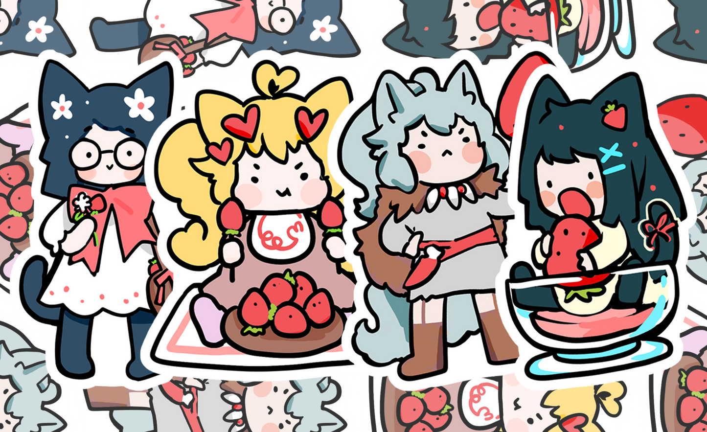Baby Berry Sticker Set