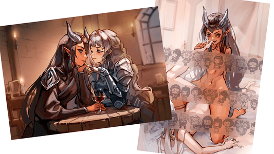 Twin Moons Episode 1 - Yeougui - Illustration Print