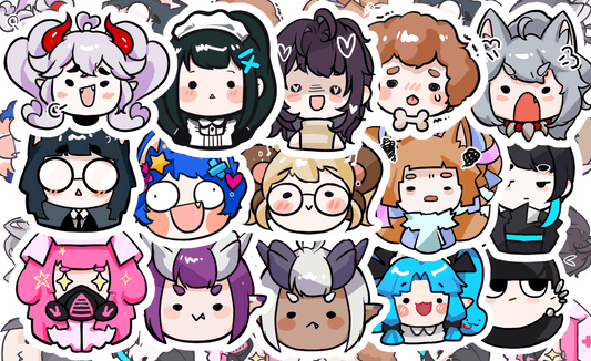 Chibi Character Stickers - Yeougui - Stickers