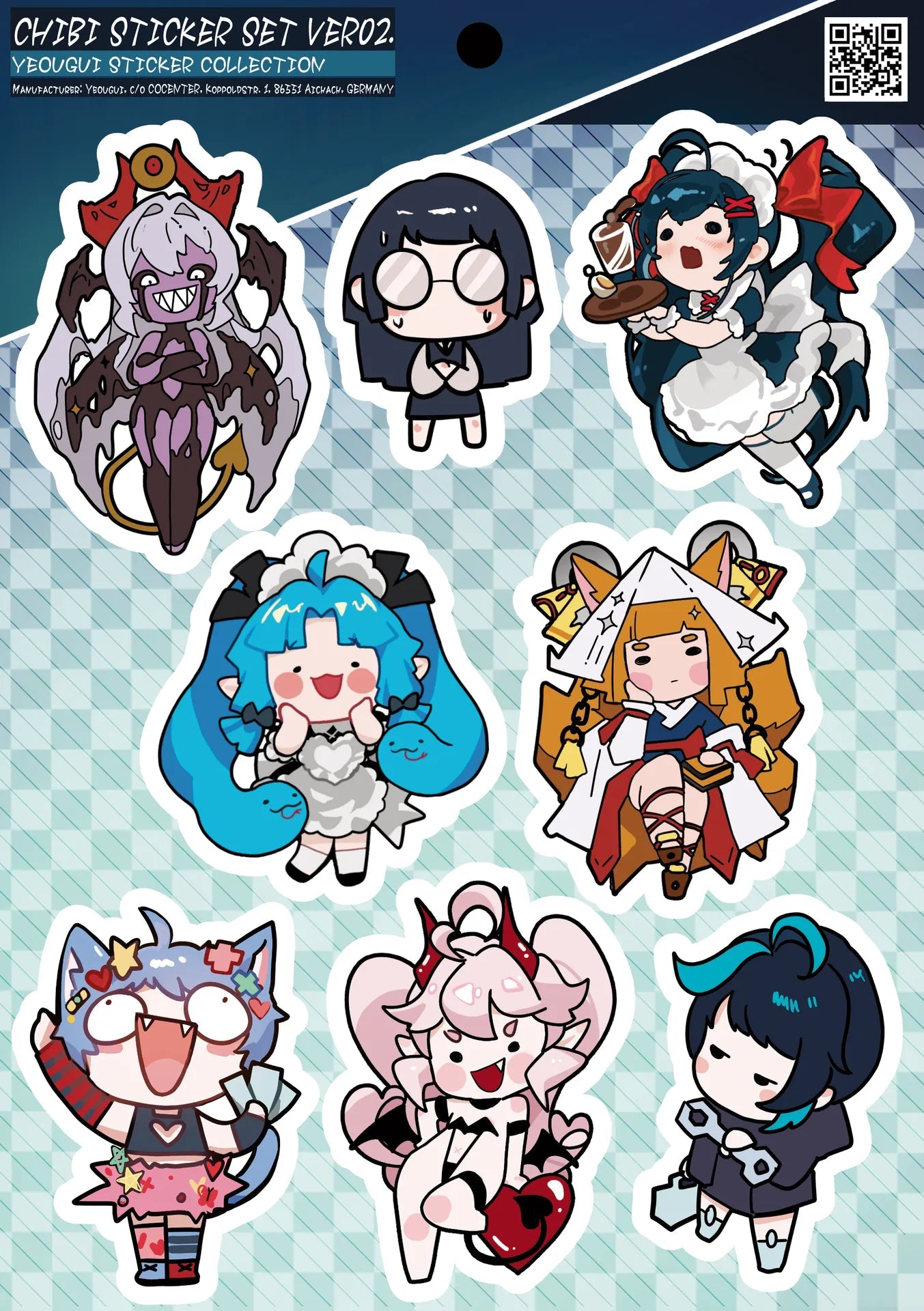 Chibi Sticker Set 2 - Yeougui - Stickers