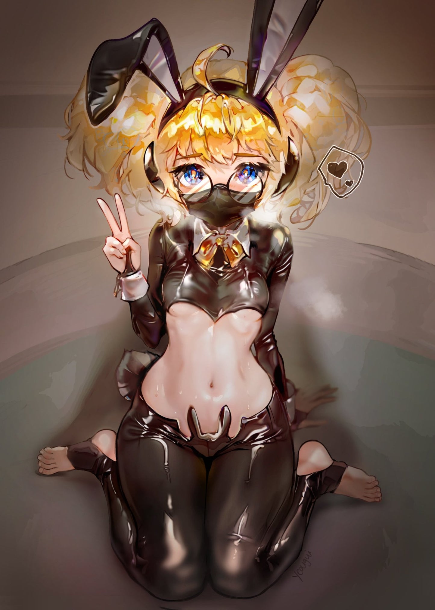 Latex Bunny Liz - Yeougui - Illustration Print