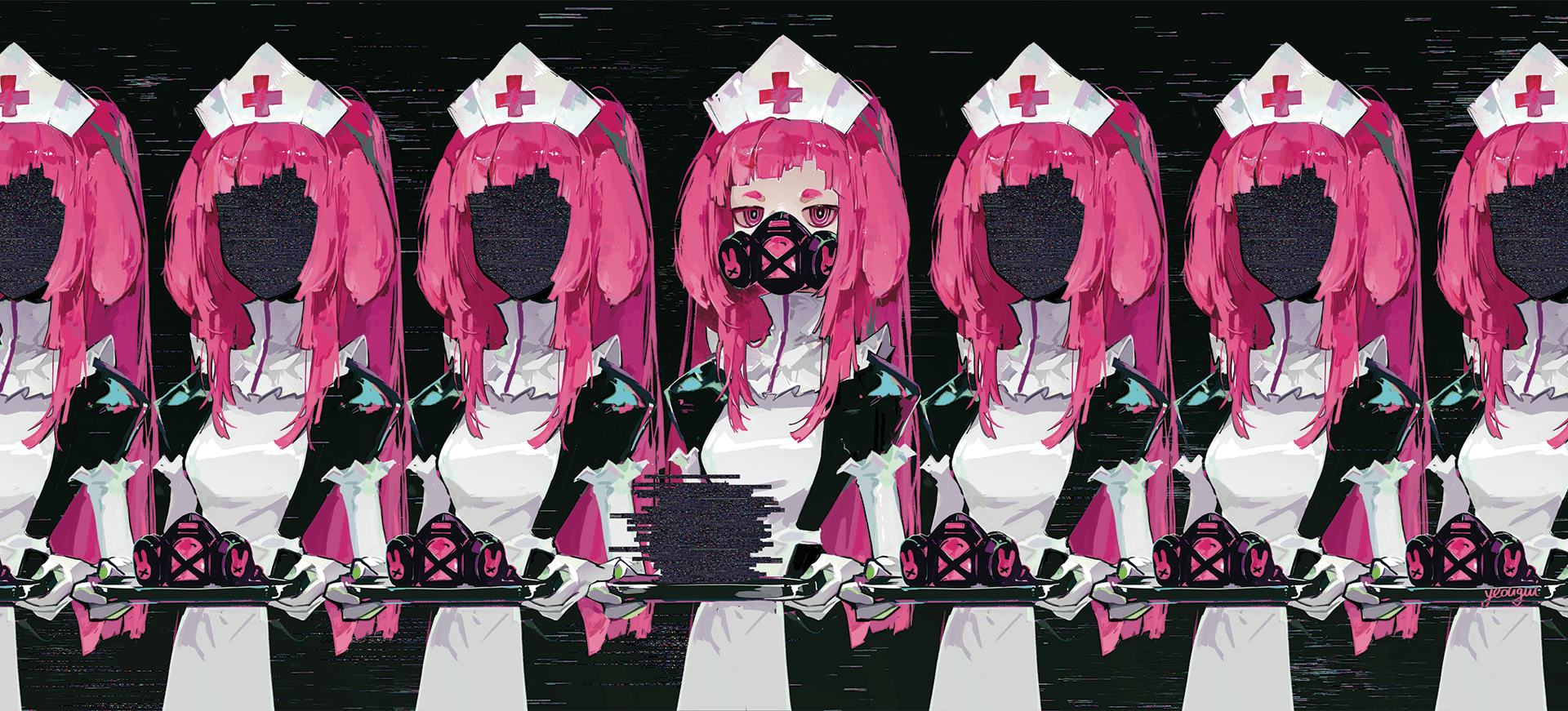 Nurse Tokki Deskmat - Yeougui - Deskmats