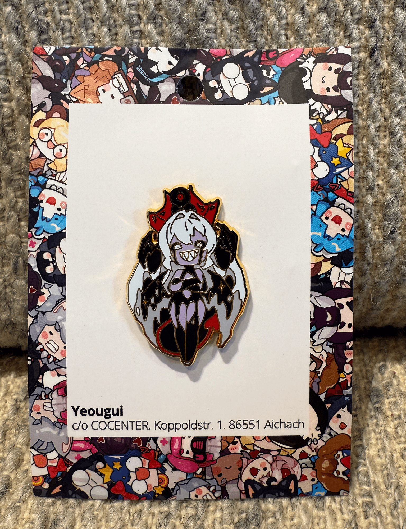 Queen Mephisto­pheles Hard Enamel Pin - Yeougui - Accessories