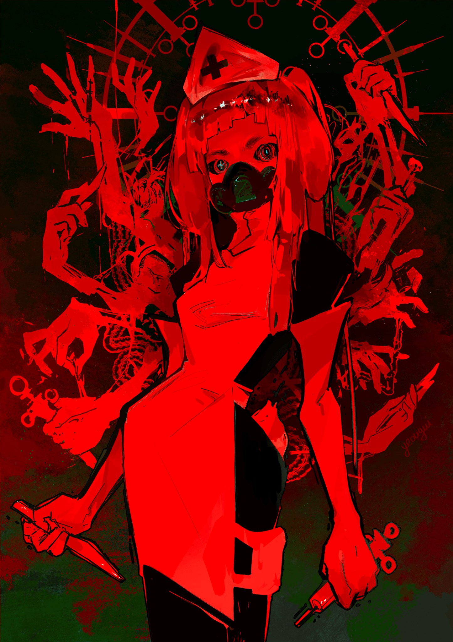 [T04] Crimson Tokki - Yeougui - Illustration Print