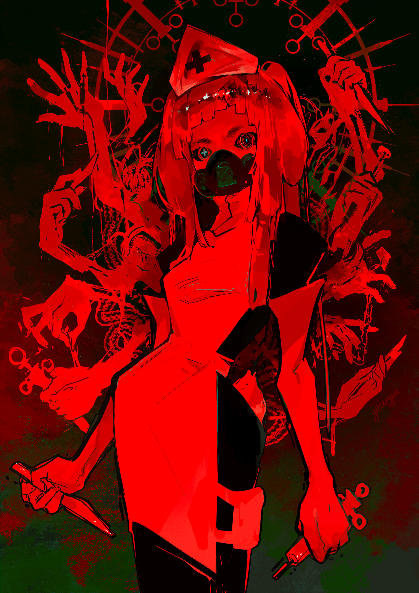 [T04] Crimson Tokki - Yeougui - Illustration Print