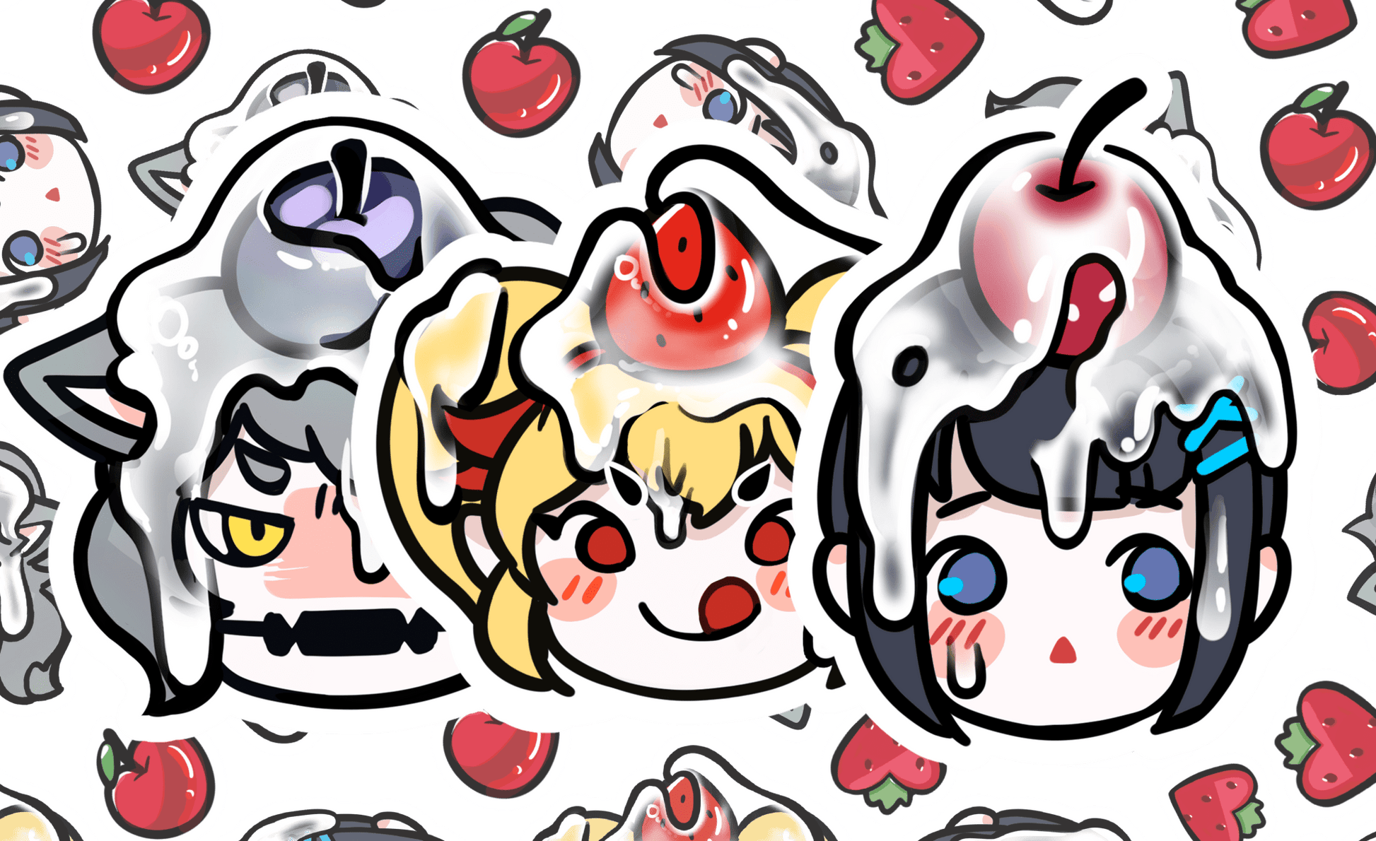 The Berries Sticker Set - Yeougui - Stickers