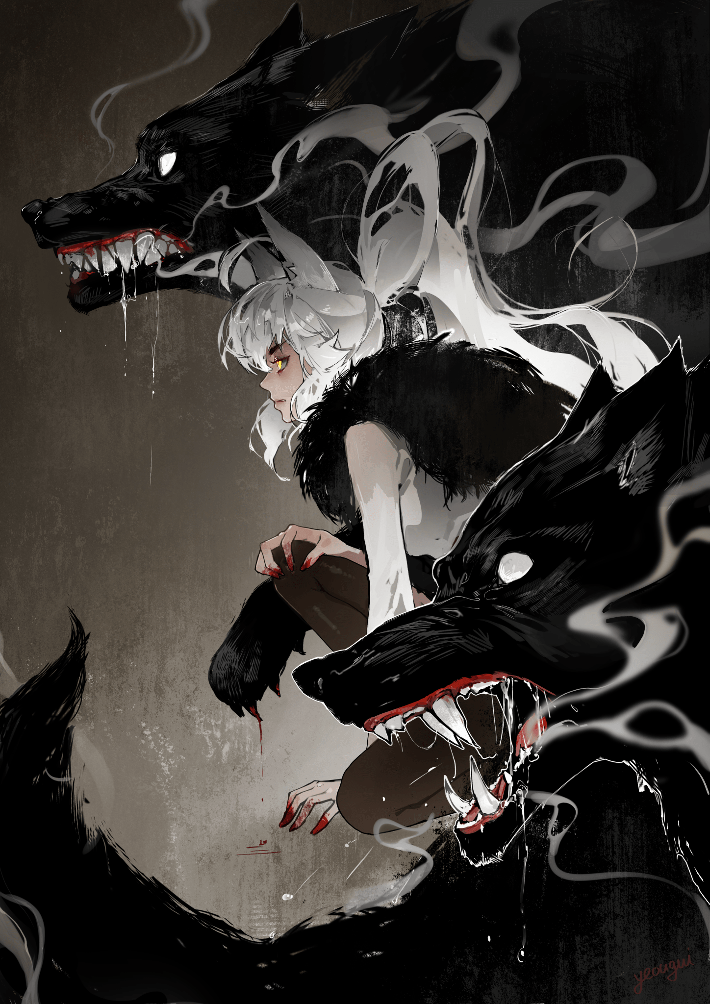 [W12] Apex predator - Yeougui - Illustration Print
