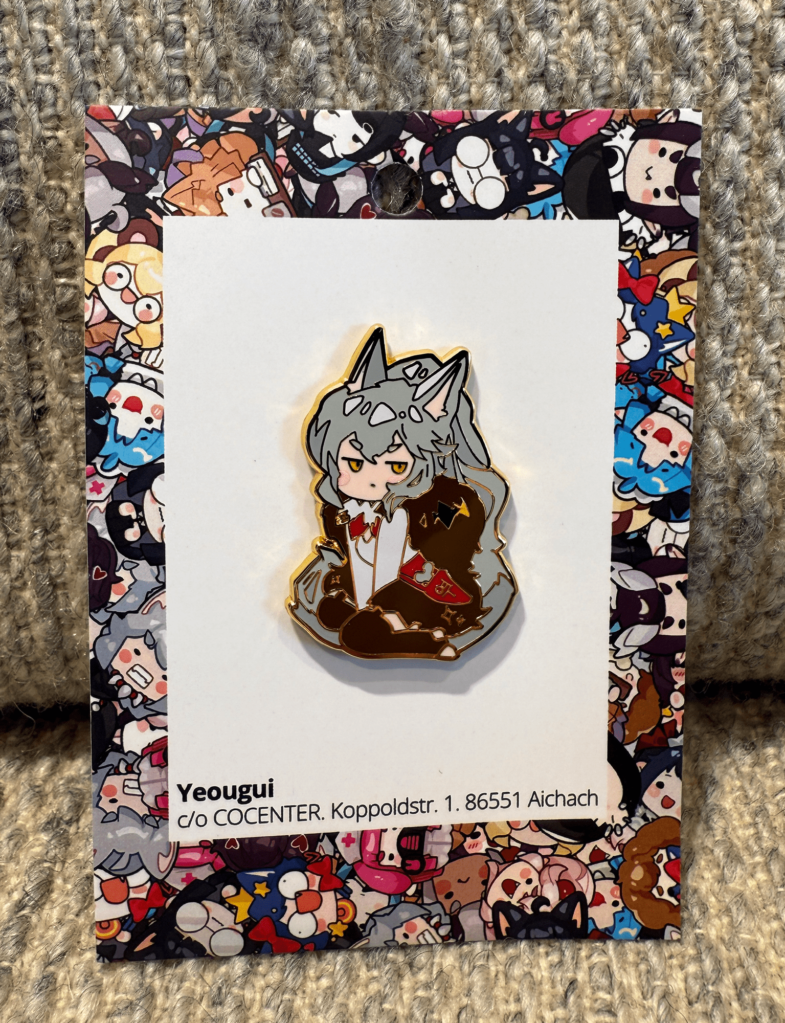 Wolf Hard Enamel Pin - Yeougui - Accessories