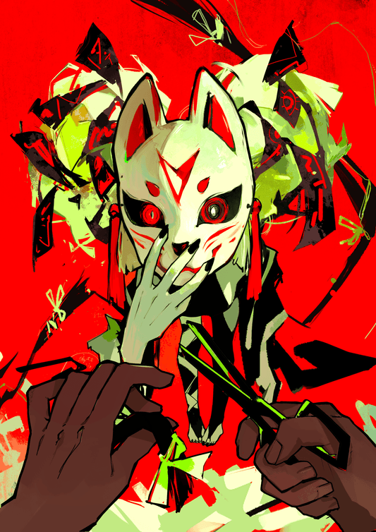 [YO06 / YO07] Fox Spirit - Yeougui - Illustration Print