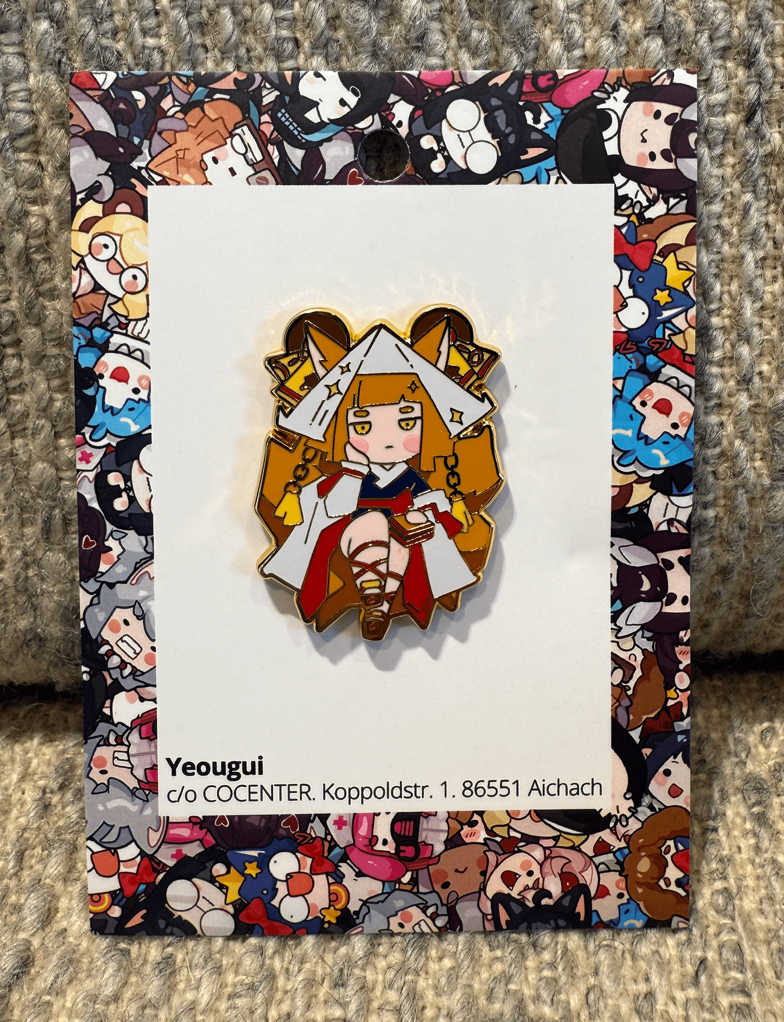 Yobi Hard Enamel Pin - Yeougui - Accessories