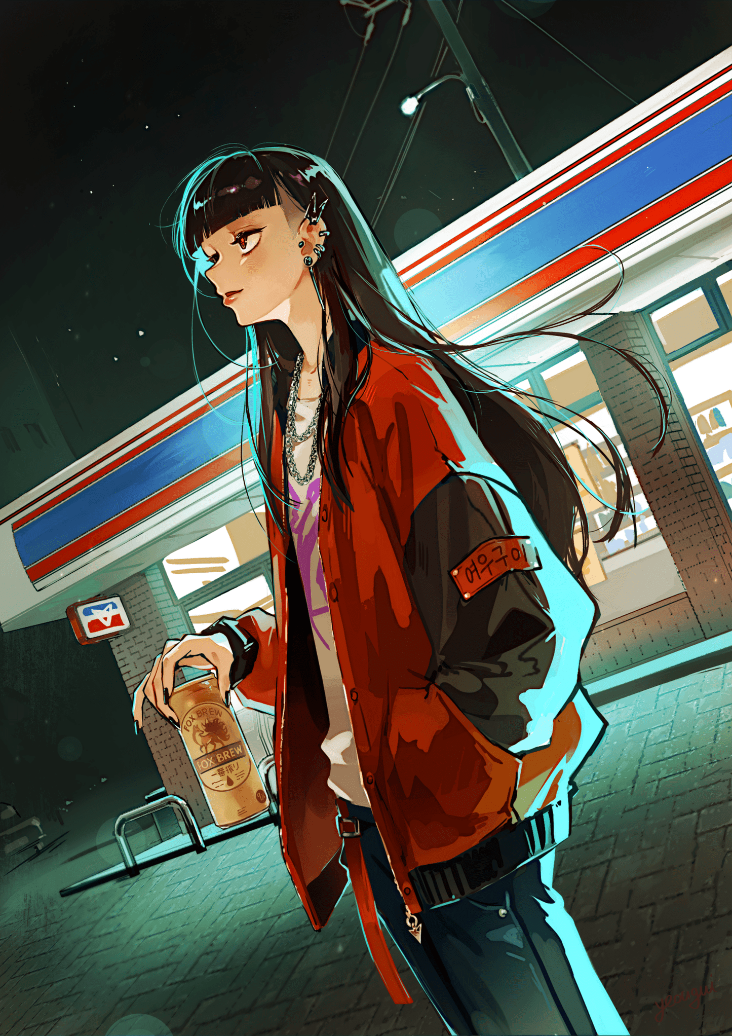[YU06] Konbini - Yeougui - Illustration Print