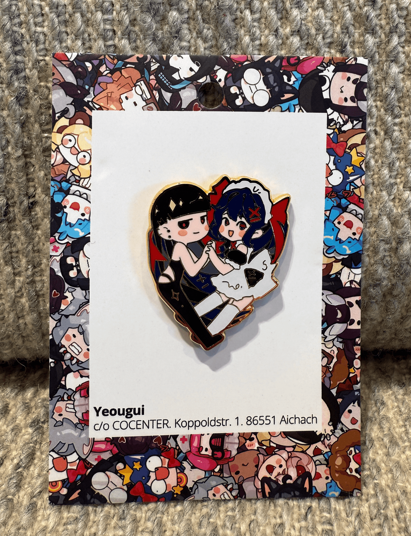 Yuan x Yuki Hard Enamel Pin - Yeougui - Accessories